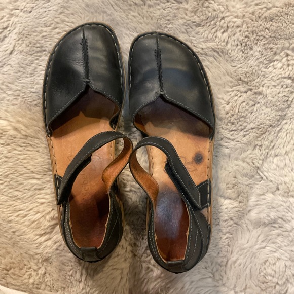 Joseph Siebel Rosalie Closed Toe Mary Jane Size 39 Black Leather Womens Shoes - Picture 9 of 9